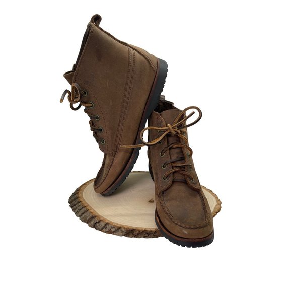 Vintage Cole Haan Chukka Ankle Boots Leather Brown Vibram Soles Size 7 - Picture 3 of 9